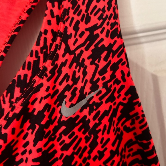 Nike Dri-Fit Miler Racerback Running Tank Top Infrared Black - Picture 7 of 8